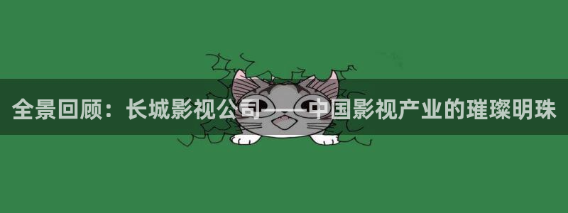 汤姆影院免费在线观看：全景回顾：长城影视公司——中国影视产业的璀璨明珠